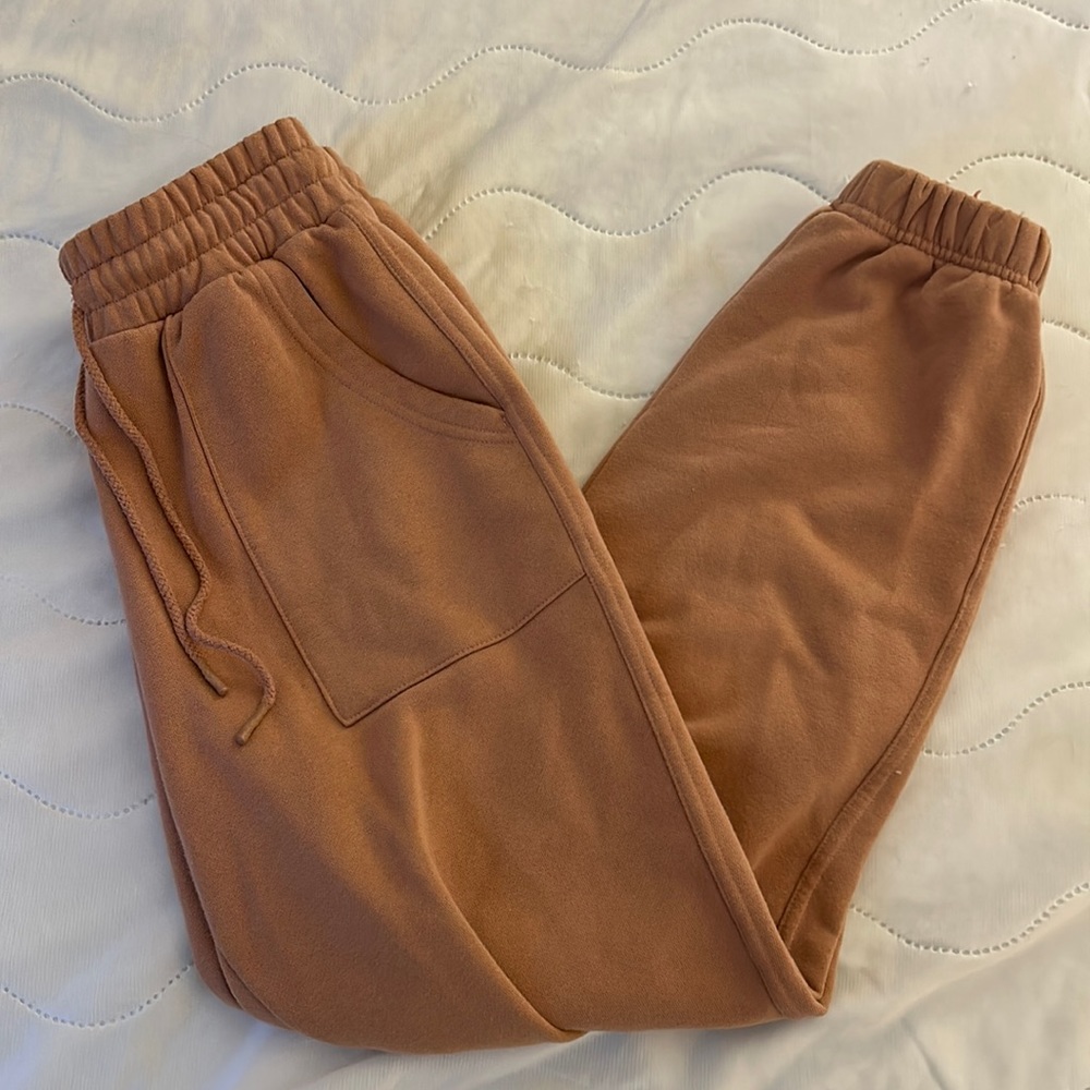 Orange sweatpants